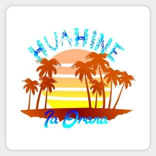 HUAHINE (Blue lagoon) Sticker